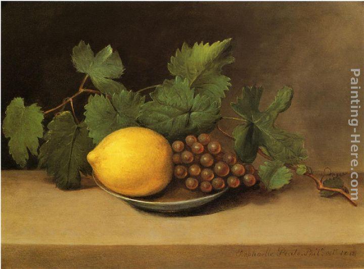 Raphaelle Peale Lemon and Grapes